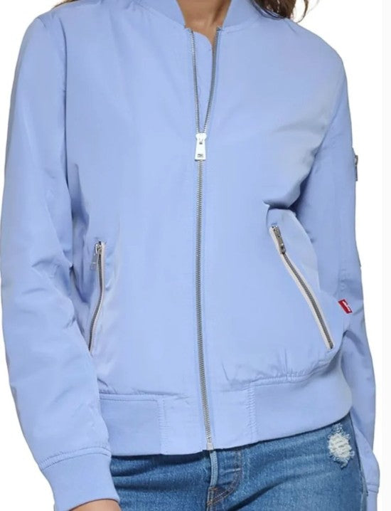 NEW Levi’s Women's Melanie Newport Bomber Jacket Hydrangea XXL