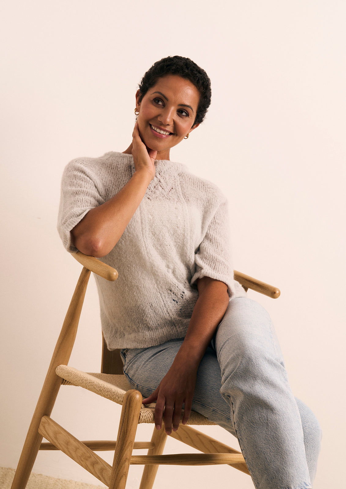 A Rowan Mode Alpaca Haze Pattern - Lise Tee (PDF)