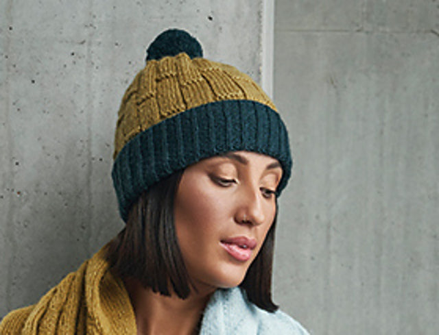 A Rowan Alpaca Soft DK Pattern - Liverpool Street Hat(PDF)