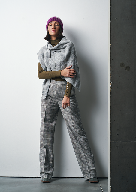 A Rowan Alpaca Soft DK Pattern - EC3 Shawl (PDF)