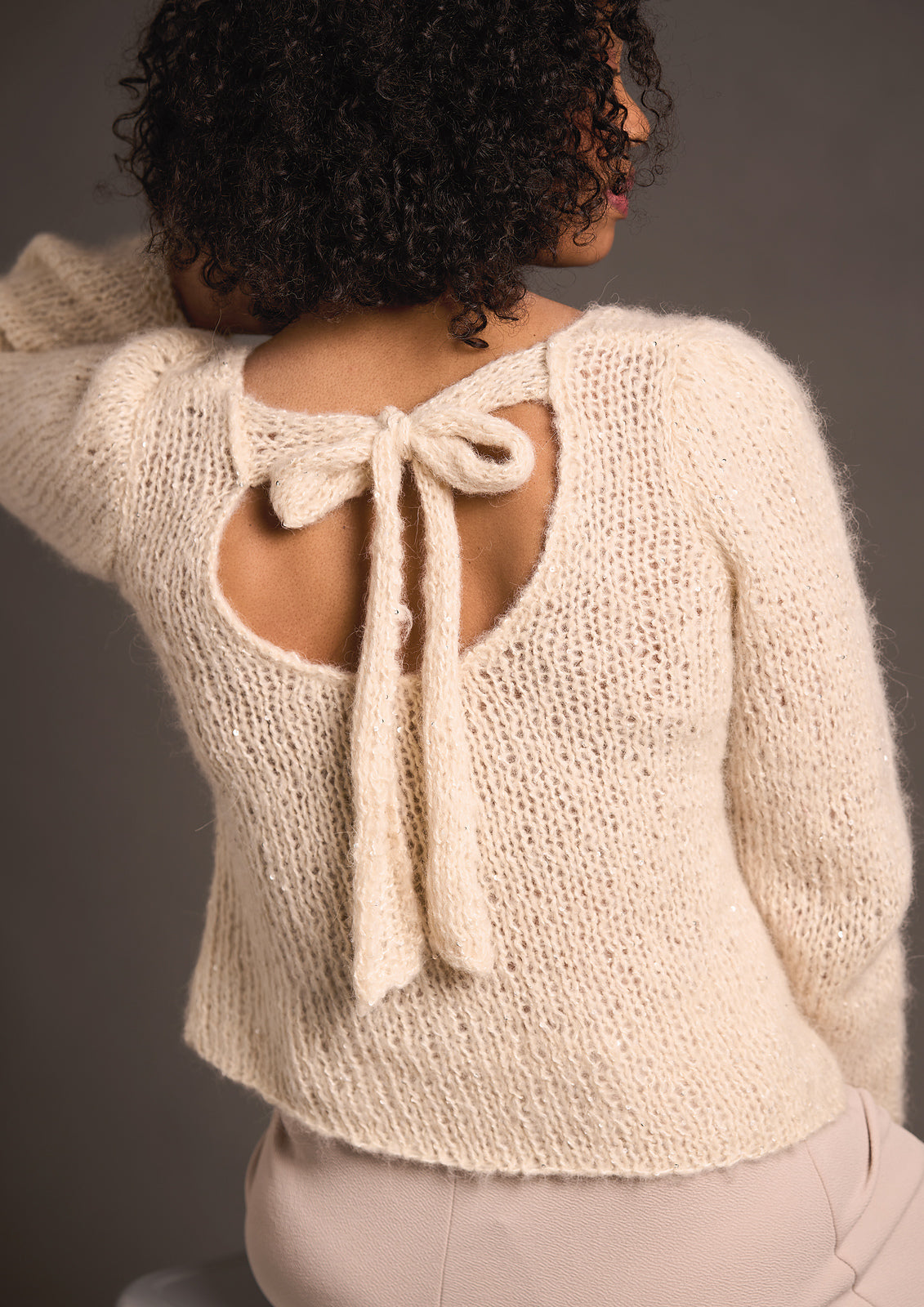 A Rowan Alpaca Sparkle Pattern - Loren Sweater (PDF)