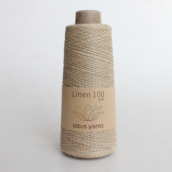 LotusLinen Beige 27 Yarn on sale at Little Knits