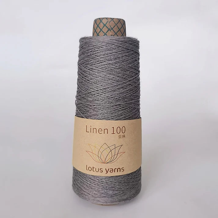 LotusLinen Grey 04 Yarn on sale at Little Knits