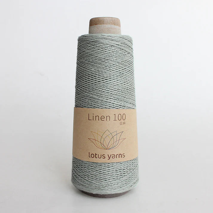 LotusLinen Light Green 07 Yarn on sale at Little Knits