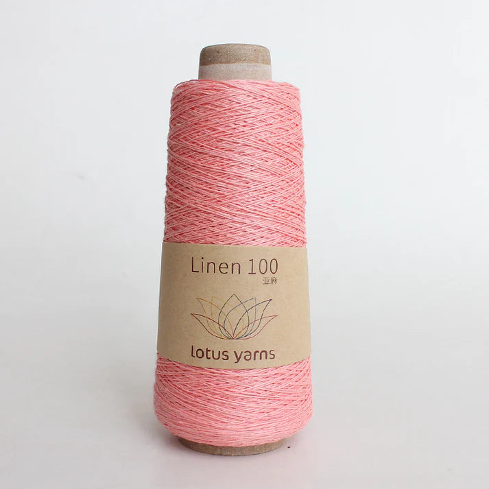 LotusLinen Pink 17 Yarn on sale at Little Knits