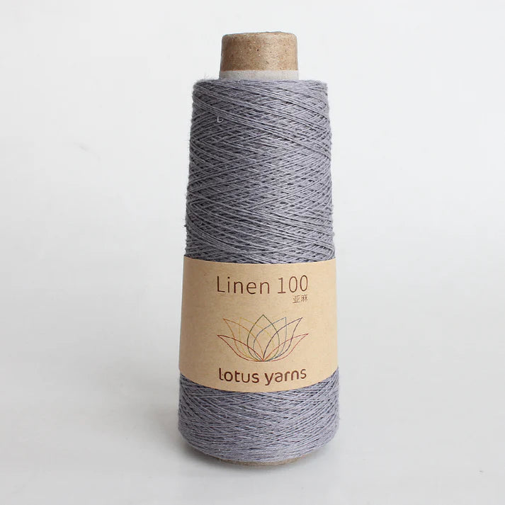 LotusLinen Steel 14 Yarn on sale at Little Knits