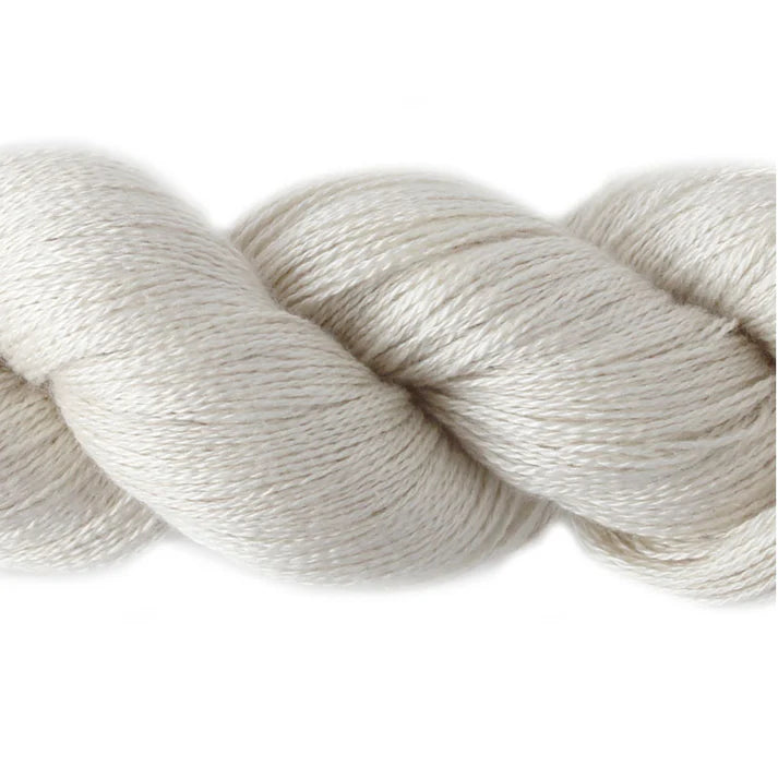 Lotus Silky Cashmere Fingering - Shell 01 on sale at Little Knits