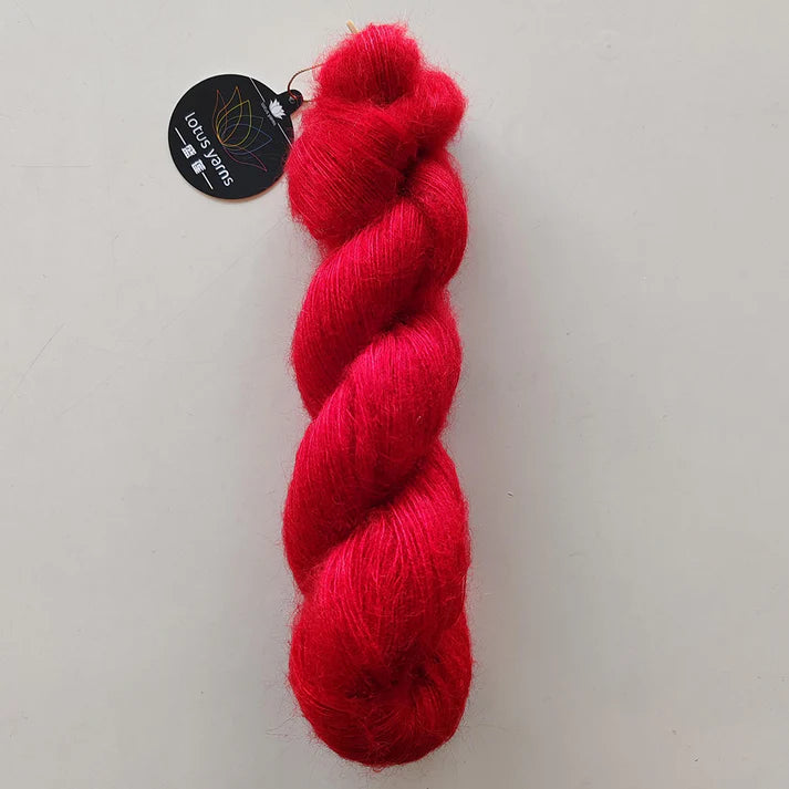 Lotus Silky Mohair - Bright Red 22 on sale at Little Knits