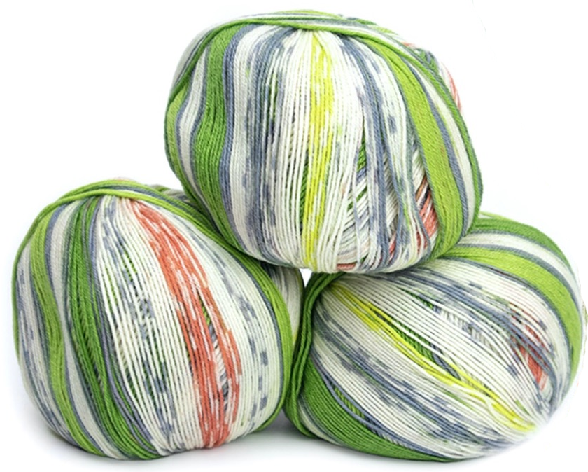 Lungauer Sockenwolle Seide - Key Lime Pie (Color #534)