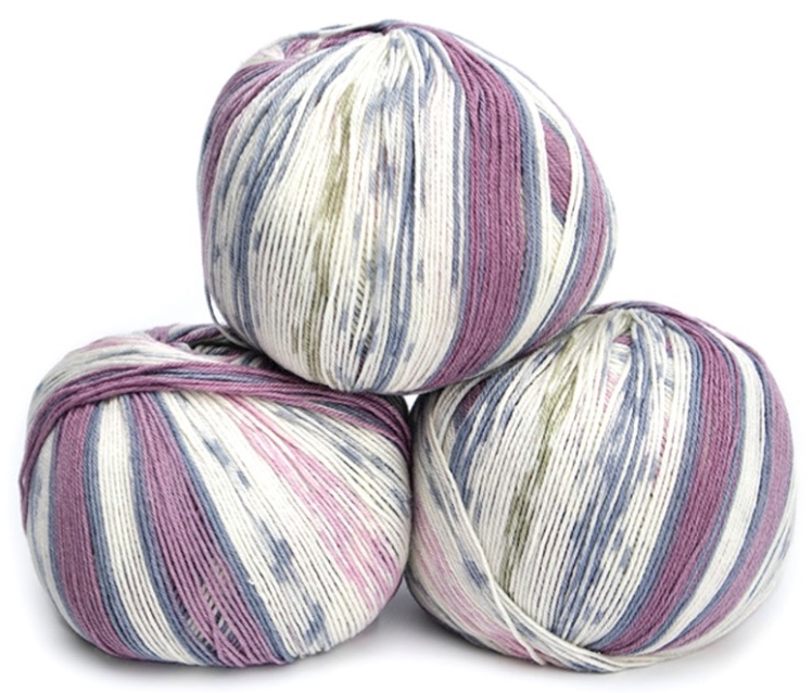 Lungauer Sockenwolle Seide - Blush Orchid (Color #537)
