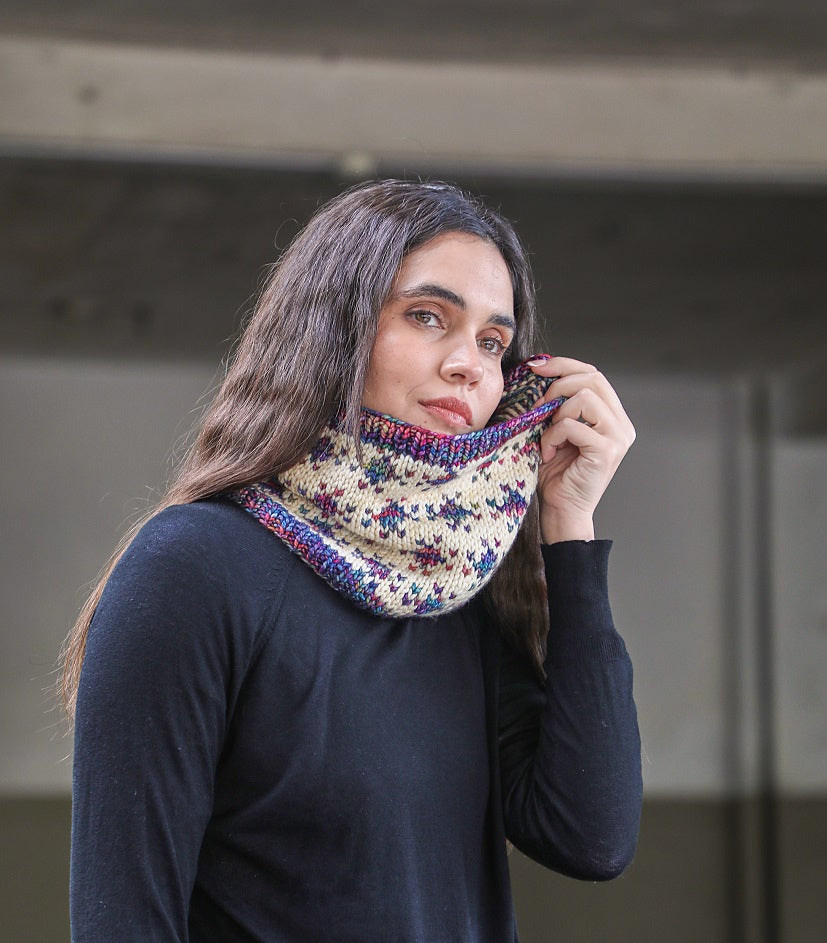 A Malabrigo Vientos Pattern - Starship Cowl (Print Copy) - Free with purchases of Vientos yarn - One per customer