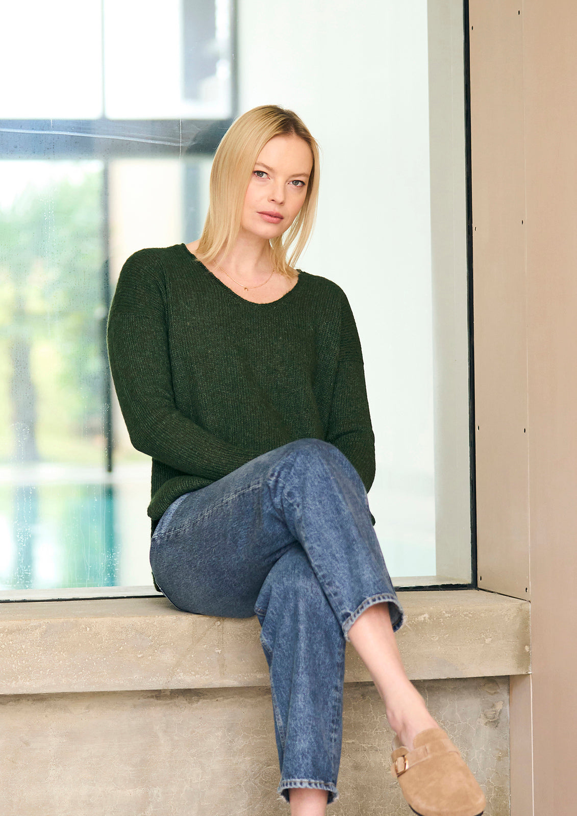 A Rowan Mode Alpaca Cotton Pattern - Titchwell Pullover (PDF)