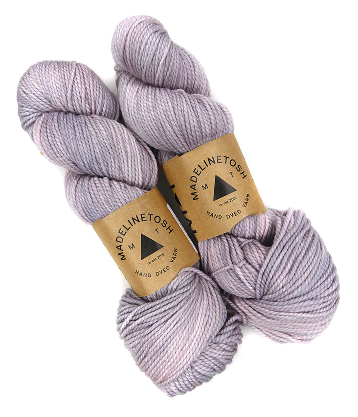 Madelinetosh Farm Twist One of a Kind - Blush Lilacs (TWO SKEINS)