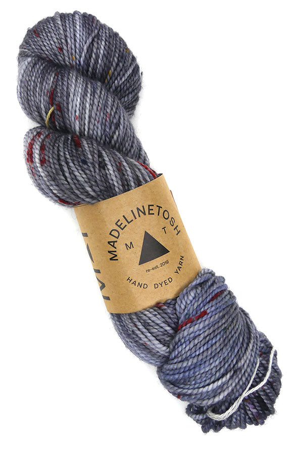 Madelinetosh Farm Twist One of a Kind - Grey Blue Sparks