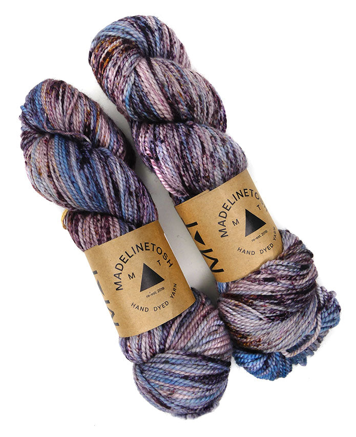 Madelinetosh Farm Twist One of a Kind - Stormy Petals (TWO SKEINS)