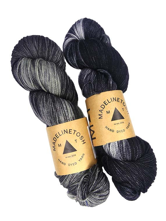 Tosh Sock One of a Kind - Tuxedo Twist (TWO SKEINS)