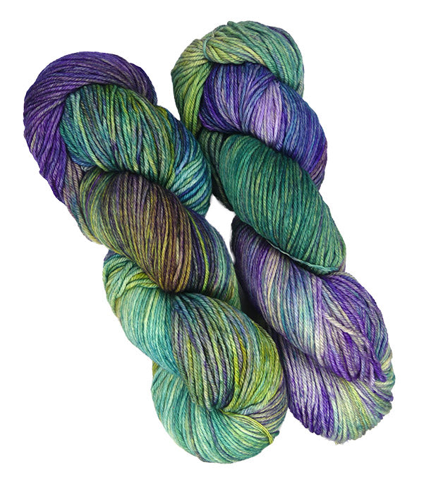 Malabrigo Arroyo One of a Kind Colors - Bellflower Blooms (TWO SKEINS)