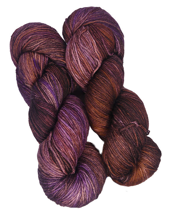Malabrigo Arroyo One of a Kind Colors - Violet Earth (TWO SKEINS)