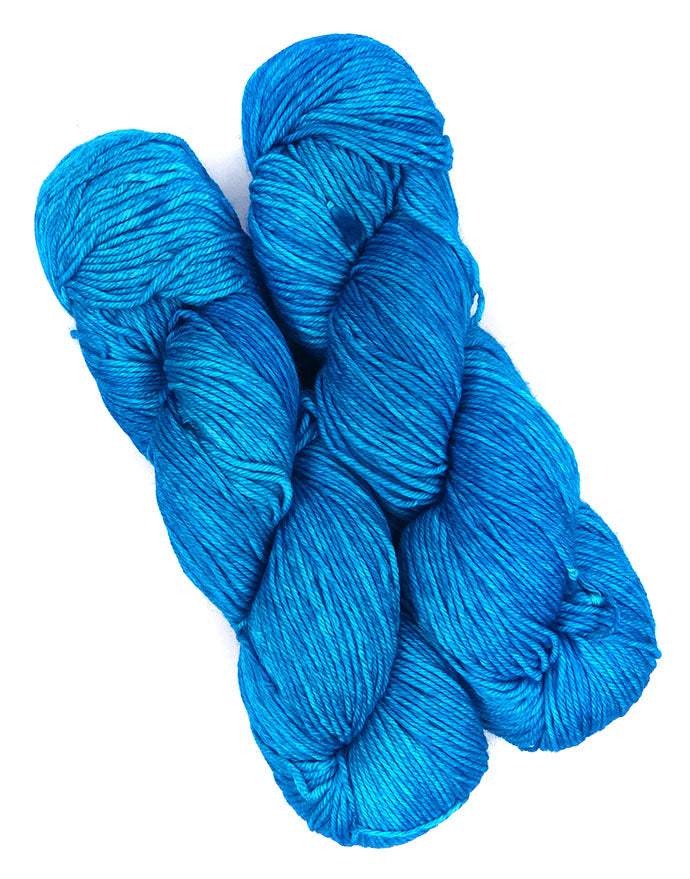 Malabrigo Arroyo One of a Kind Colors - Brilliant Blue (TWO SKEINS)