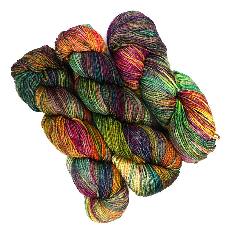 Malabrigo Arroyo One of a Kind Colors - Coat of Many Colors (THREE SKEINS)