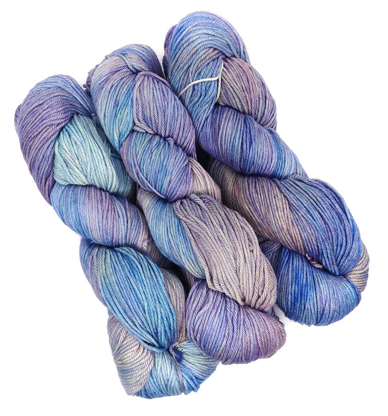 Malabrigo Arroyo One of a Kind Colors - Iced Lilac (THREE SKEINS)