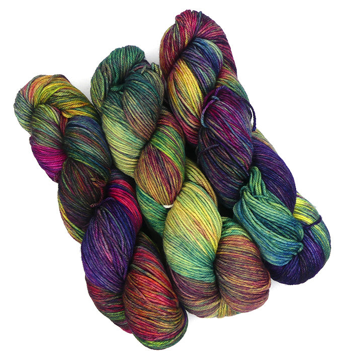 Malabrigo Arroyo One of a Kind Colors - Magical Forest (THREE SKEINS)