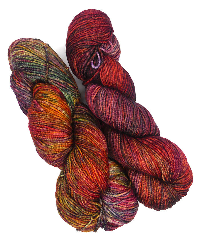 Malabrigo Arroyo One of a Kind Colors - Ruby Rainbows (2 SKEINS)