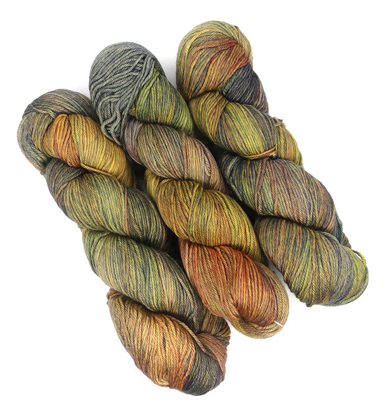 Malabrigo Arroyo One of a Kind Colors - Spring Greens (THREE SKEINS)