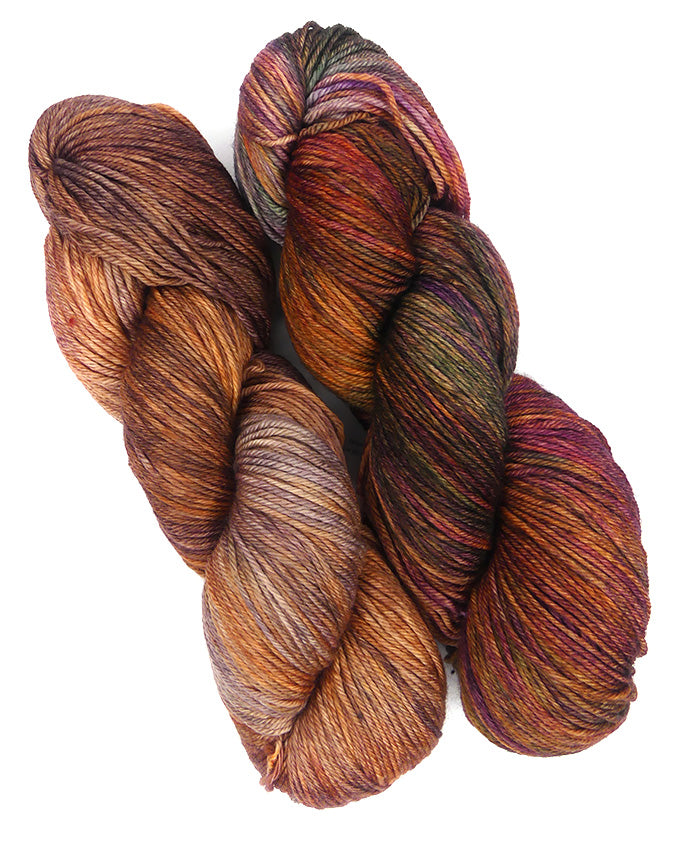 Malabrigo Arroyo One of a Kind Colors - Toffee Twist (2 SKEINS)