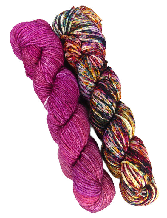Malabrigo Caprino One of a Kind - Firework Roses (TWO SKEINS) on sale at little knits