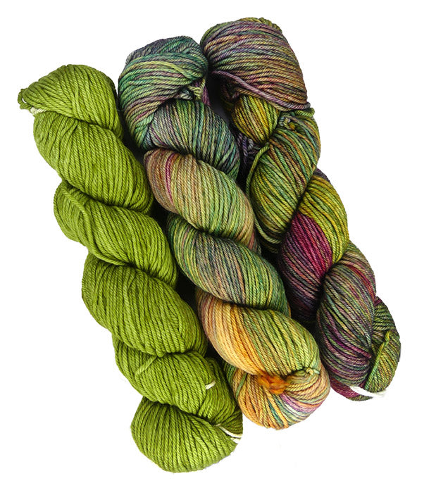 Malabrigo Caprino One of a Kind - Parrot Cove (3 skeins) Knitting and Crochet Yarn on sale at Little Knits