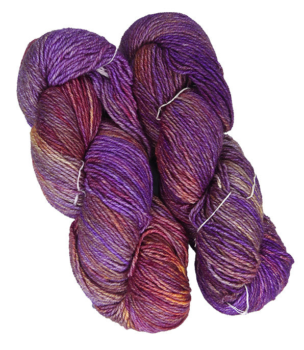 Malabrigo Dos Tierras One of a Kind Bag - Lavender Lime Twist (2 Skeins)