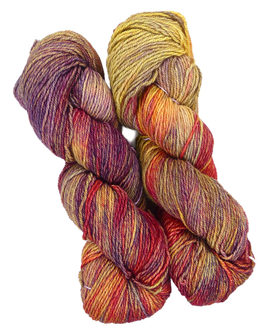 Malabrigo Dos Tierras One of a Kind Bag - Fiery Sunset (2 Skeins)