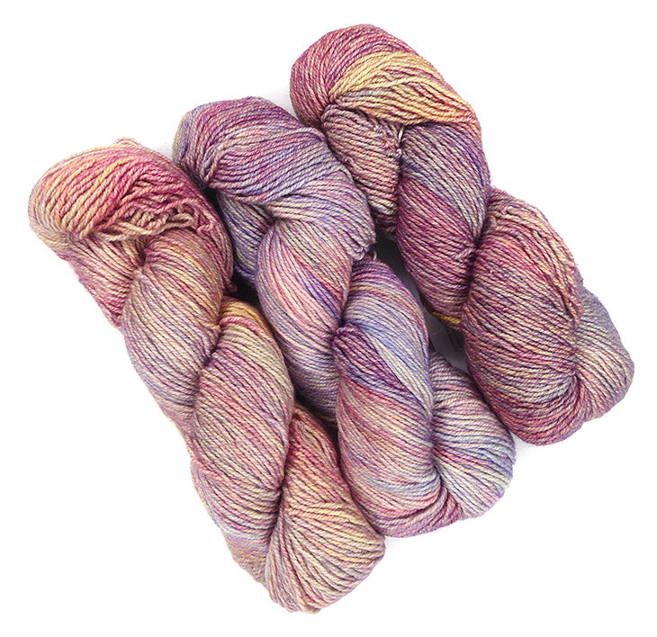 Malabrigo Dos Tierras One of a Kind - Bubblegum Twist (Three Skeins)
