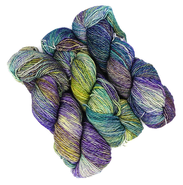 Malabrigo Dos Tierras One of a Kind - Spring Iris (Three Skeins)