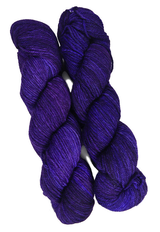 Malabrigo Finito One of a Kind Colors - Purple Iris (2 Skeins) knitting and crochet yarn on sale at little knits