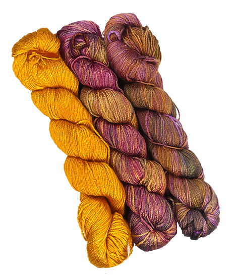 Malabrigo Mora One of a Kind - Berry Sunshine (3 skeins) on sale at little knits