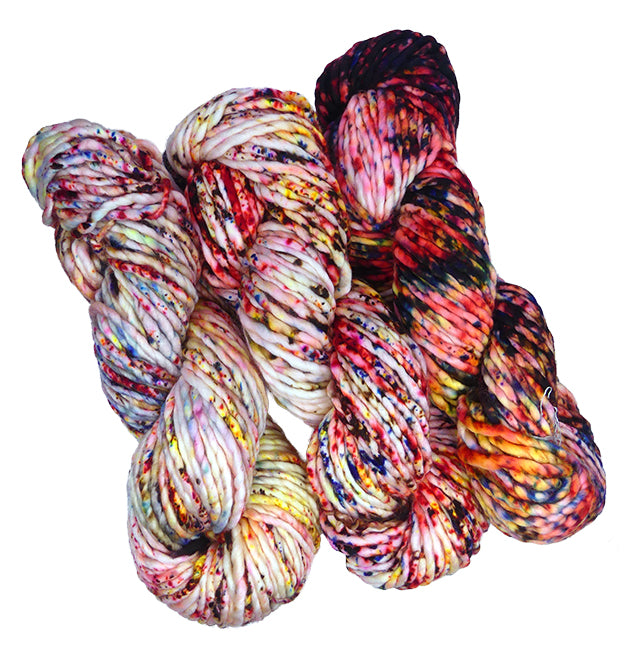 Malabrigo Noventa One of a Kind - Neon Sprinkles (THREE SKEINS)