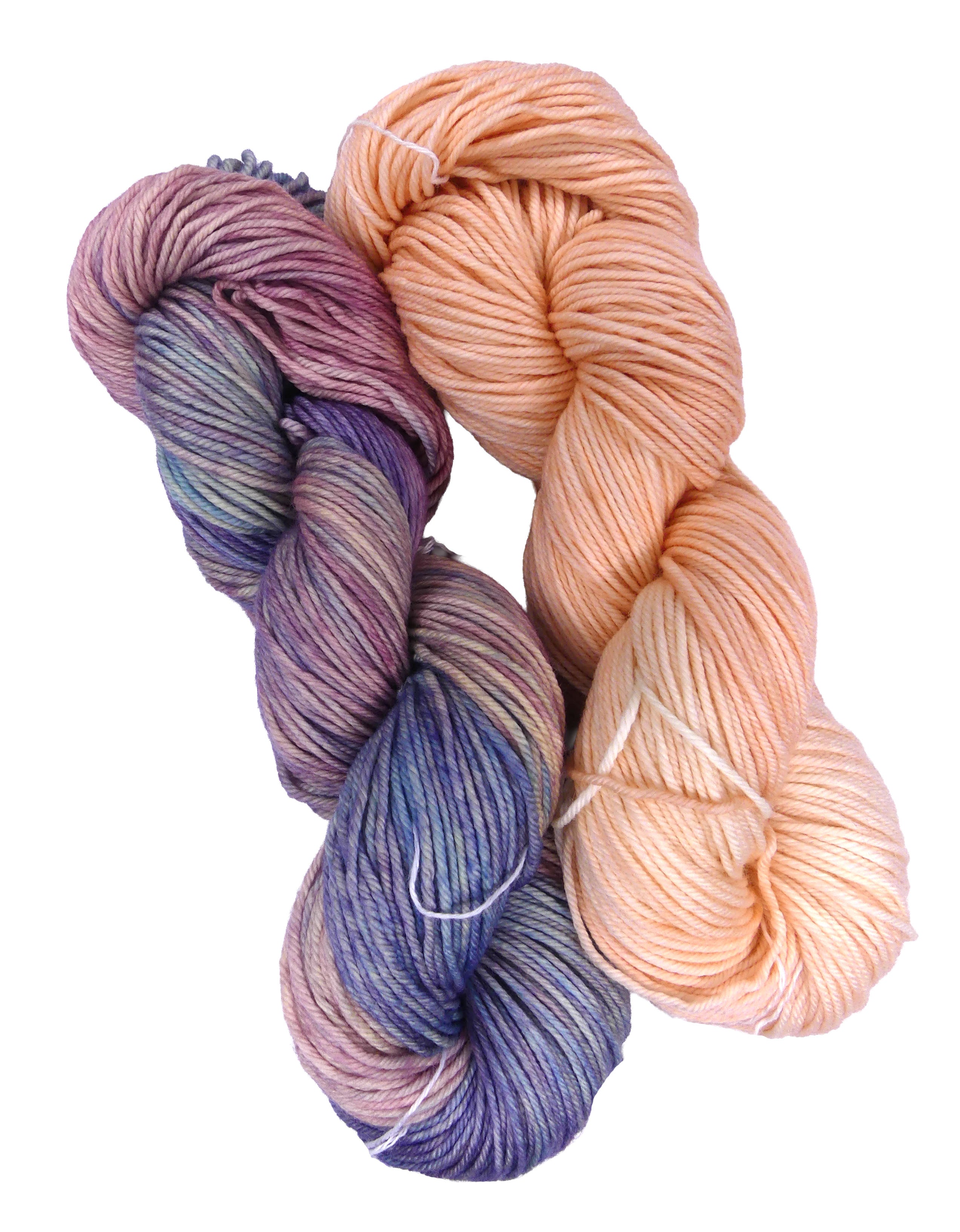 Malabrigo Rios One of a Kind - Peach Lavender Tea (TWO SKEINS)