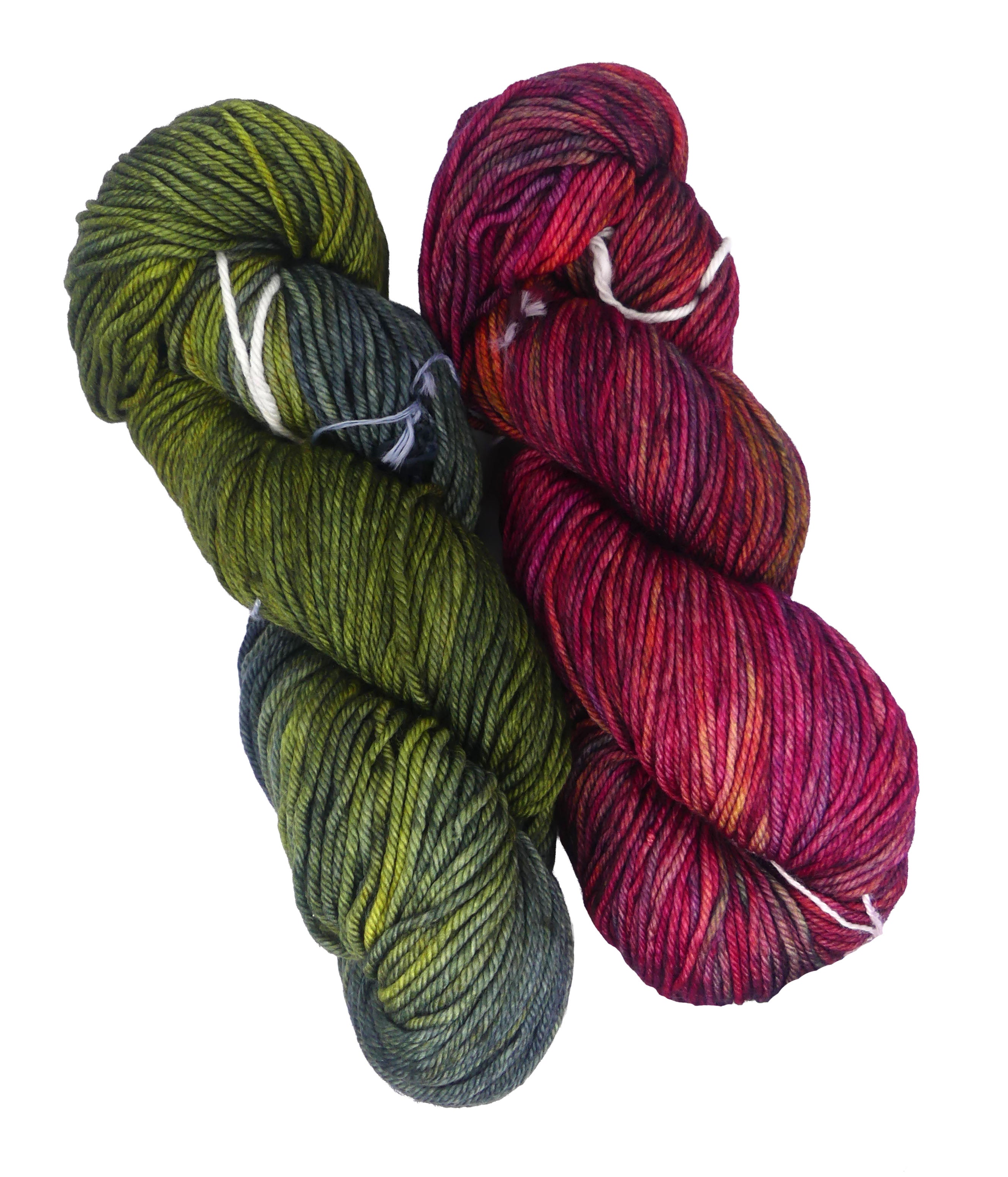 Malabrigo Rios One of a Kind - Roses and Evergreens (TWO SKEINS)