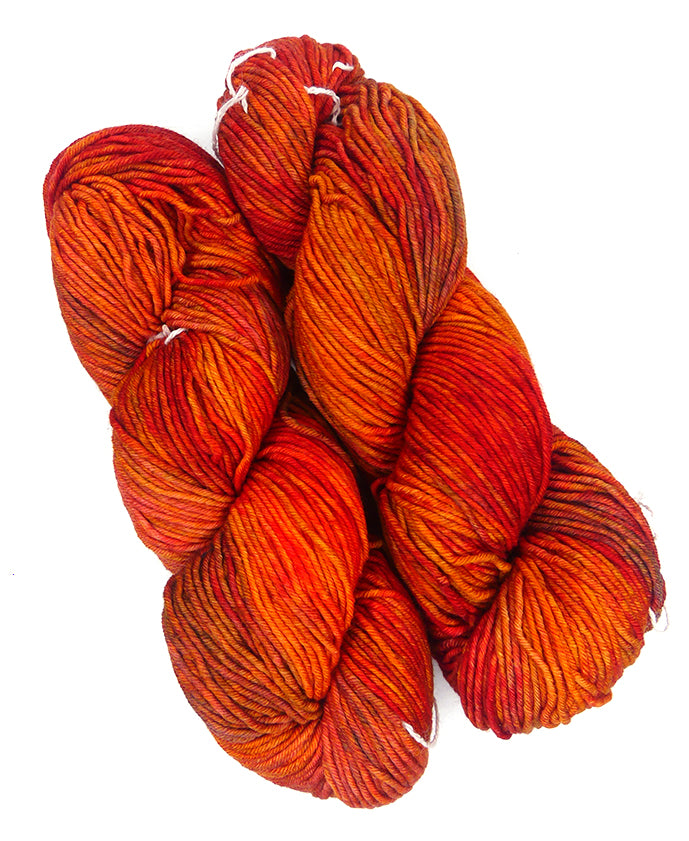 Malabrigo Seis Cabos One of a Kind Colors - Cinnabar Spark (TWO SKEINS)