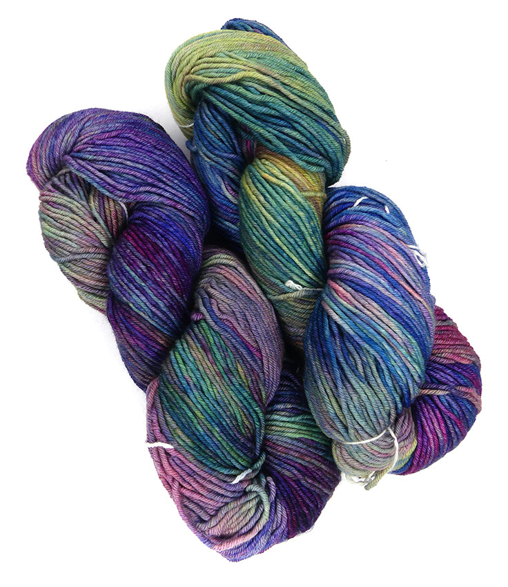 Malabrigo Seis Cabos One of a Kind Colors - Fairy Forest (TWO SKEINS)
