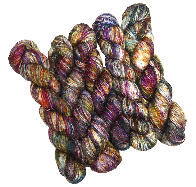 Malabrigo Silkpaca One of a Kind Bag - Faerie Garden - Lot A (5 Skeins)