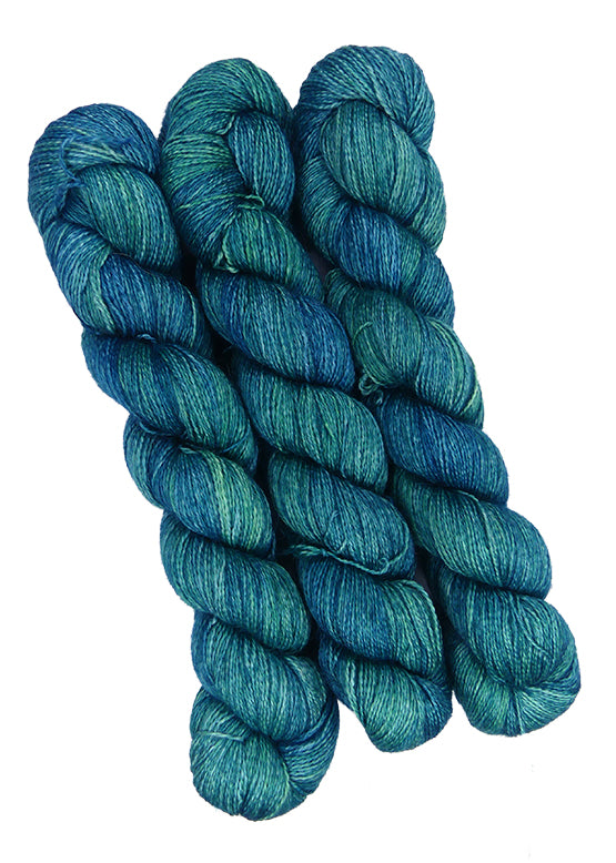 Malabrigo Silkpaca One of a Kind Bag - Playing in the Waves (Three Skeins)