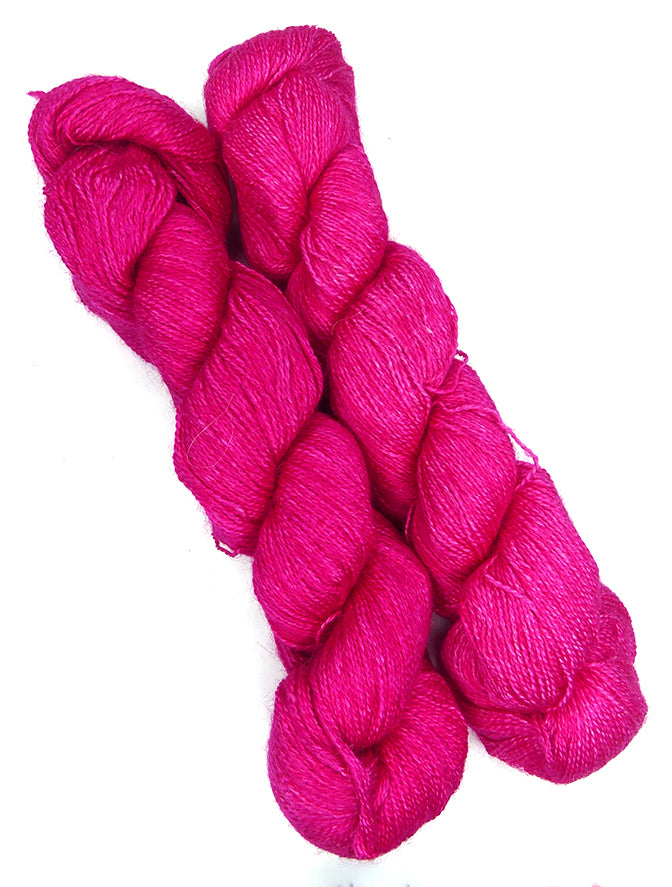 Malabrigo Silkpaca One of a Kind Colors - Hot Pink (2 SKEINS)