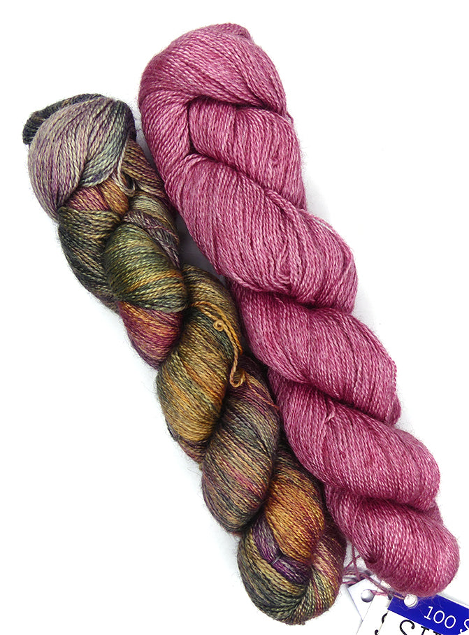 Malabrigo Silkpaca One of a Kind Colors - June Roses (2 SKEINS)