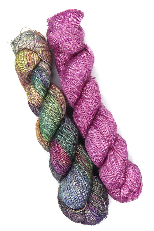 Malabrigo Silkpaca One of a Kind Colors - Rose Garden (2 SKEINS)