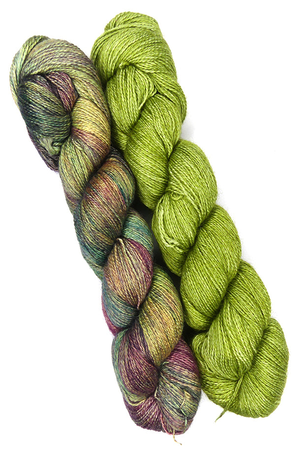 Malabrigo Silkpaca One of a Kind Colors - Sweet Peas (2 SKEINS)