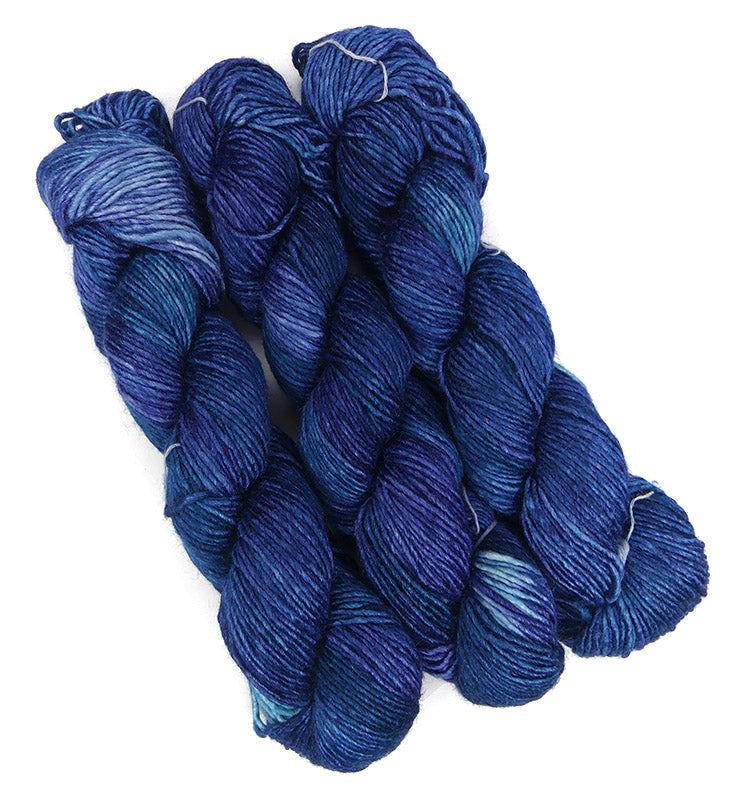 Malabrigo Silky Merino One of a Kind - Azure Seas (Three Skeins)