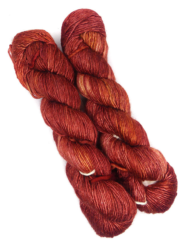 Malabrigo Silky Merino One of a Kind - Burnt Sienna (Two Skeins)
